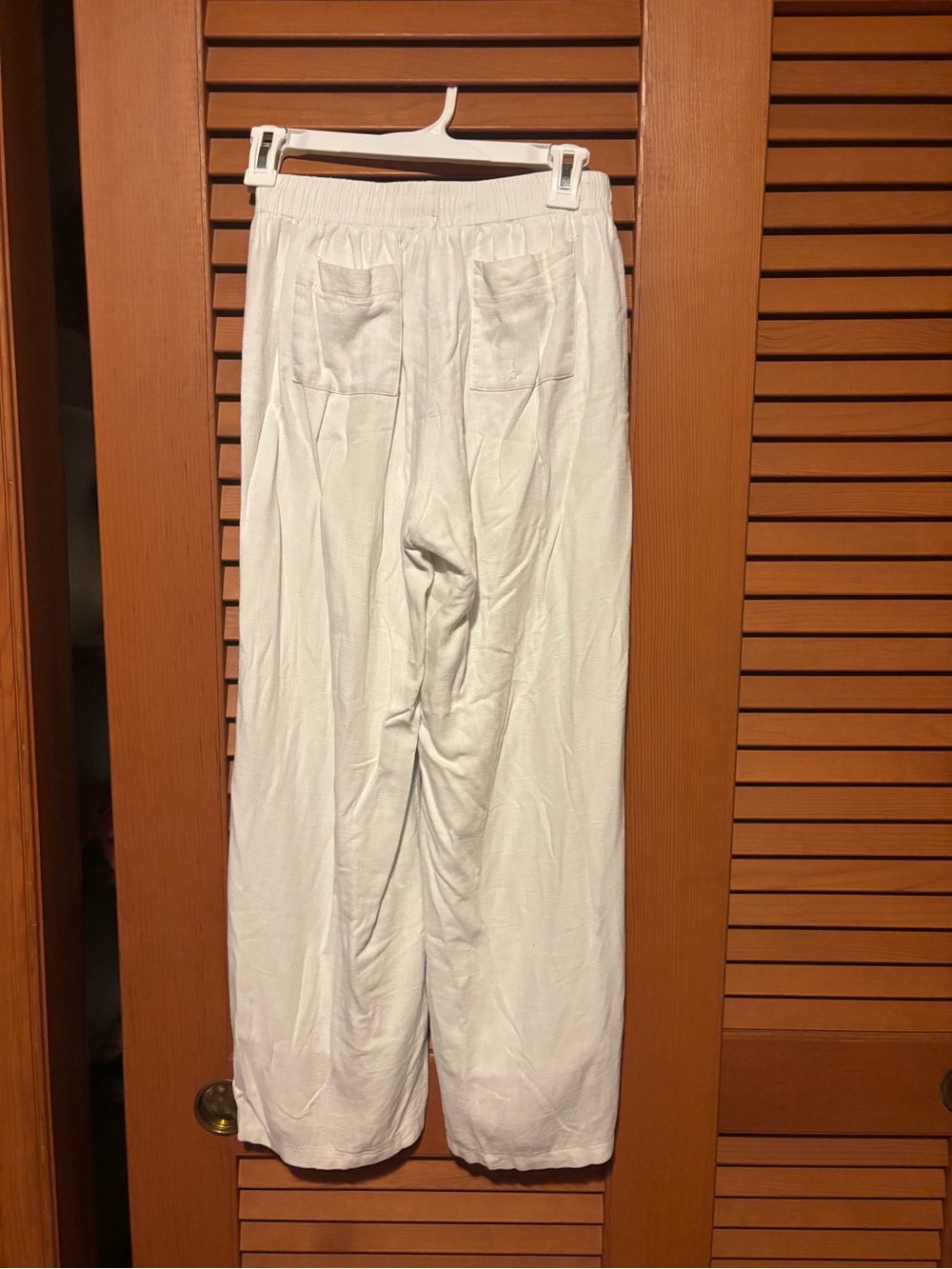 Princess Polly Off White Louis Linen Pants - Picture 2 of 9